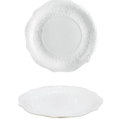 Bissolo Casa Piatti Piani<PIATTO PIANO IN PORCELLANA LINEA ALICE DIAM. 27CM BIANCO
