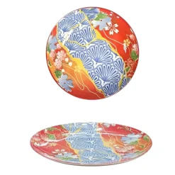 Bissolo Casa Piatti Piani<PIATTO PIANO IN PORCELLANA LINEA JAPAN II DIAM. 27CM MULTICOLORE