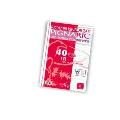 Bissolo Casa Quaderni E Blocchi Ricambi<PIGNA - CONFEZIONE 40 FOGLI RICAMBI RINFORZATI A4 RIGHE : vendita online PIGNA - CONFEZIONE 40 FOGLI RICAMBI RINFORZATI A4 RIGHE in offerta