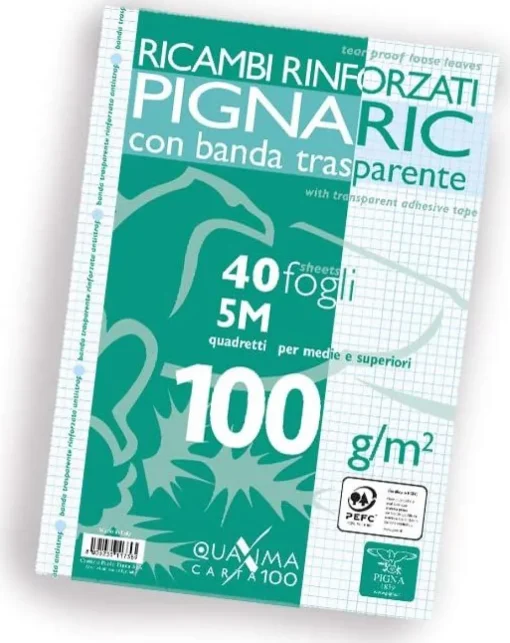 Bissolo Casa Quaderni E Blocchi Ricambi<PIGNA - CONFEZIONE 40 FOGLI A4 RICAMBI RINFORZATI QUADRETTI : vendita online PIGNA - CONFEZIONE 40 FOGLI A4 RICAMBI RINFORZATI QUADRETTI in offerta