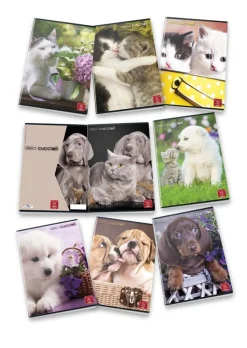 Bissolo Casa Quaderni E Blocchi Quaderni<PIGNA - QUADERNO MAXI DOLCI CUCCIOLI 42 FOGLI A4 QUADRETTI GRANDI ASSORTITO: vendita online PIGNA - QUADERNO MAXI DOLCI CUCCIOLI 42 FOGLI A4 QUADRETTI GRANDI ASSORTITO in offerta
