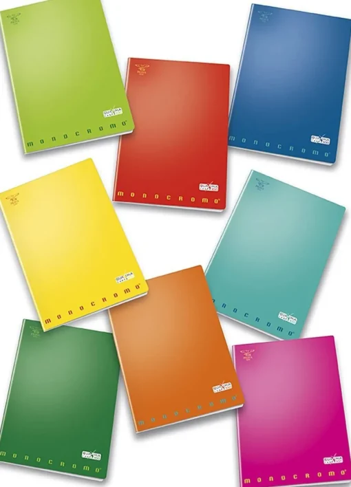 Bissolo Casa Quaderni E Blocchi Quaderni<PIGNA - QUADERNO MAXI MONOCROMO 38 FOGLI A4 QUADRETTI GRANDI ASS.: vendita online PIGNA - QUADERNO MAXI MONOCROMO 38 FOGLI A4 QUADRETTI GRANDI ASS. in offerta