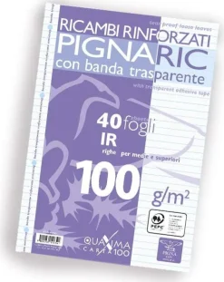 Bissolo Casa Quaderni E Blocchi Ricambi<PIGNA RICAMBI -CONFEZIONE 40 FOGLI RINFORZATI A4 RIGHE