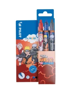 Bissolo Casa Penne Penne Cancellabili<PILOT - SET 3 PENNE FRIXION BALL CLICKER NARUTO LIMITED EDITION: vendita online PILOT - SET 3 PENNE FRIXION BALL CLICKER NARUTO LIMITED EDITION in offerta