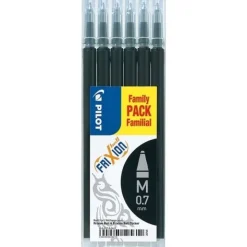 Bissolo Casa Penne Penne Cancellabili<PILOT - SET 6 RICARICHE FRIXION BALL E CLICKER NERA: vendita online PILOT - SET 6 RICARICHE FRIXION BALL E CLICKER NERA in offerta
