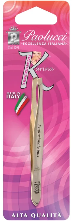 Bissolo Casa Igiene Personale Cura Della Persona|Igiene Cura Della Persona<PINZETTE DORATE RETTE - LINEA KARINA: vendita online PINZETTE DORATE RETTE - LINEA KARINA in offerta