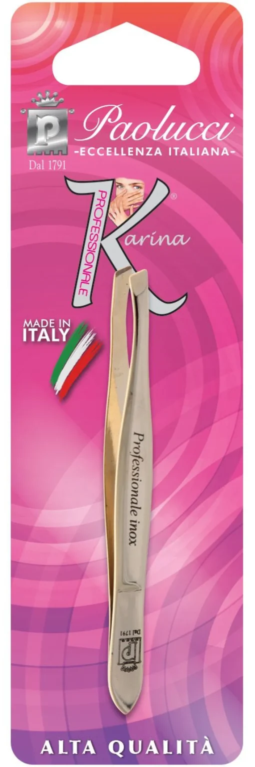 Bissolo Casa Igiene Personale Cura Della Persona|Igiene Cura Della Persona<PINZETTE DORATE RETTE - LINEA KARINA: vendita online PINZETTE DORATE RETTE - LINEA KARINA in offerta