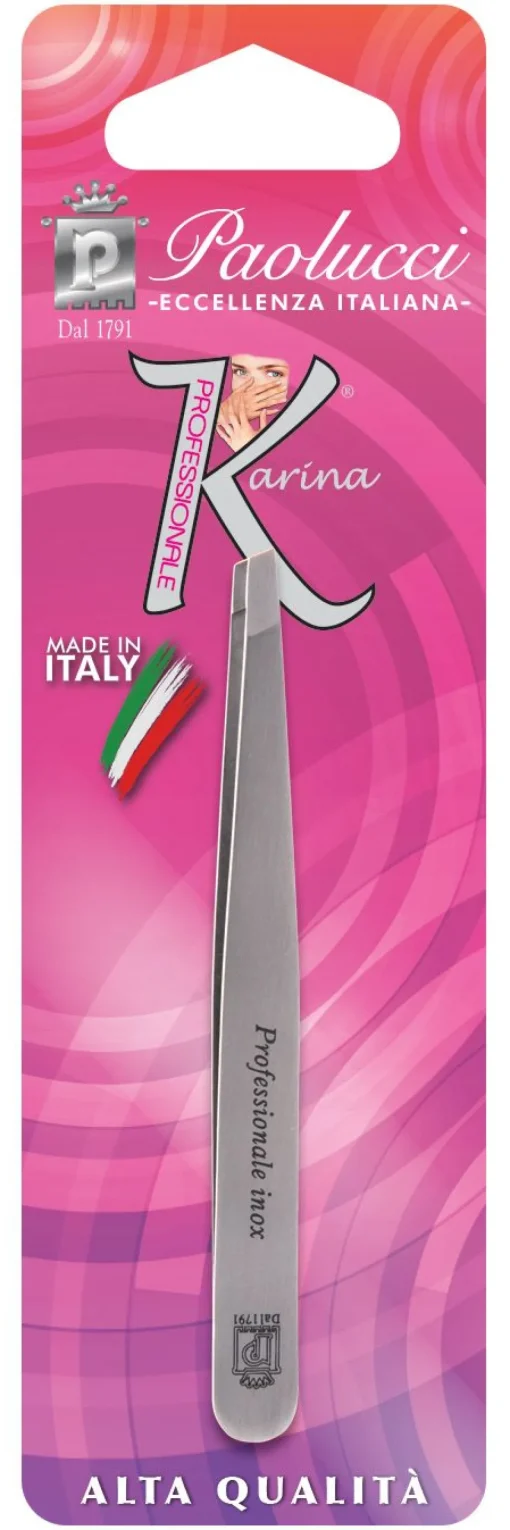 Bissolo Casa Igiene Personale Cura Della Persona|Igiene Cura Della Persona<PINZETTE PROFESSIONALI OBLIQUE IN ACCIAIO INOX - LINEA KARINA: vendita online PINZETTE PROFESSIONALI OBLIQUE IN ACCIAIO INOX - LINEA KARINA in offerta