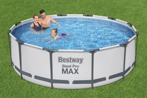 Bissolo Casa Piscine Fuori Terra<PISCINA STEEL PRO FRAME DI CM 366X100