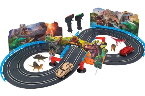 Bissolo Casa Veicoli Radiocomandati<PISTA B/O DINOSAURI 282CM CON 2 AUTO SCALA 1:43: vendita online PISTA B/O DINOSAURI 282CM CON 2 AUTO SCALA 1:43 in offerta