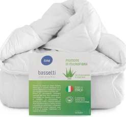 Bissolo Casa Coperte, Piumini, Trapunte Piumini<Piumino Microfibra Aloe Singolo 155x200 cm: Piumino Invernale Singolo