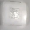 Bissolo Casa Plafoniere<PLAFONIERA 1 LUCE TIFFANY BIANCA 30X30CM - 1XE27: vendita online PLAFONIERA 1 LUCE TIFFANY BIANCA 30X30CM - 1XE27 in offerta