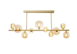 Bissolo Casa Plafoniere<PLAFONIERA 10 LUCI FENIX ORO OPACO - 10XG9: vendita online PLAFONIERA 10 LUCI FENIX ORO OPACO - 10XG9 in offerta