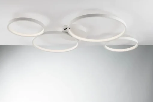 Bissolo Casa Plafoniere<PLAFONIERA A LED FREDY BIANCO 6.1X95X61CM - 60W 8000lm: vendita online PLAFONIERA A LED FREDY BIANCO 6.1X95X61CM - 60W 8000lm in offerta