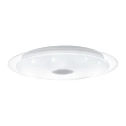 Bissolo Casa Plafoniere<PLAFONIERA A LED LANCIANO 1 TRASPARENTE D. 40CM - 1900lm 2200-5000K 24W: vendita online PLAFONIERA A LED LANCIANO 1 TRASPARENTE D. 40CM - 1900lm 2200-5000K 24W in offerta