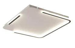 Bissolo Casa Plafoniere<PLAFONIERA A LED PAIGE Q BIANCO/NERO 50X50CM - 44W: vendita online PLAFONIERA A LED PAIGE Q BIANCO/NERO 50X50CM - 44W in offerta