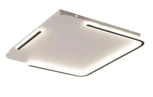 Bissolo Casa Plafoniere<PLAFONIERA A LED PAIGE Q BIANCO/NERO 50X50CM - 44W: vendita online PLAFONIERA A LED PAIGE Q BIANCO/NERO 50X50CM - 44W in offerta