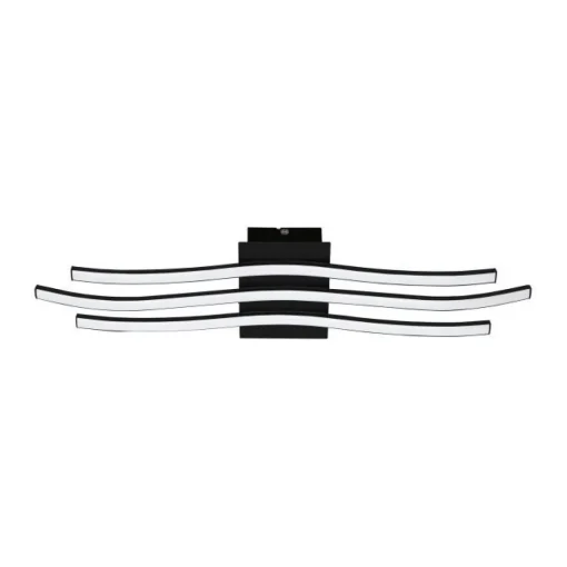 Bissolo Casa Plafoniere<PLAFONIERA A LED RONCADE 1 NERO 65CM - 2800lm 3000K 21W: vendita online PLAFONIERA A LED RONCADE 1 NERO 65CM - 2800lm 3000K 21W in offerta