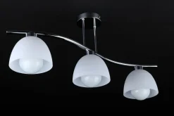 Bissolo Casa Plafoniere<PLAFONIERA CANDICE SATINATO BIANCO - 3XE27 MAX 42W: vendita online PLAFONIERA CANDICE SATINATO BIANCO - 3XE27 MAX 42W in offerta