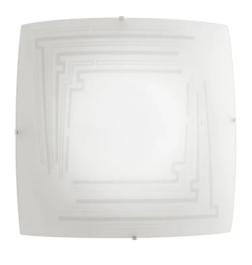 Bissolo Casa Plafoniere<PLAFONIERA CONCEPT 3XE27 MAX 60W 40X40CM ECO-CONTRIBUTO RAEE COMPRESO: vendita online PLAFONIERA CONCEPT 3XE27 MAX 60W 40X40CM ECO-CONTRIBUTO RAEE COMPRESO in offerta