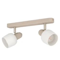 Bissolo Casa Plafoniere<PLAFONIERA CORATO SATINATO 30CM - E14 2X18CM: vendita online PLAFONIERA CORATO SATINATO 30CM - E14 2X18CM in offerta