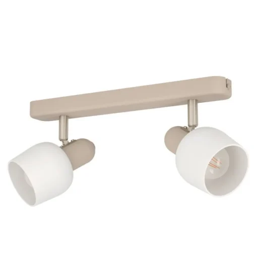 Bissolo Casa Plafoniere<PLAFONIERA CORATO SATINATO 30CM - E14 2X18CM: vendita online PLAFONIERA CORATO SATINATO 30CM - E14 2X18CM in offerta