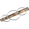 Bissolo Casa Plafoniere<PLAFONIERA LED 3 LUCI BOYAL LEGNO 101CM - 2x1700lm 3000K 2X12W: vendita online PLAFONIERA LED 3 LUCI BOYAL LEGNO 101CM - 2x1700lm 3000K 2X12W in offerta