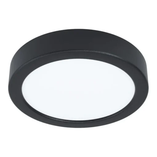 Bissolo Casa Plafoniere<PLAFONIERA LED FUEVA 5 NERA D. 16CM - 1350lm 4000K 11W: vendita online PLAFONIERA LED FUEVA 5 NERA D. 16CM - 1350lm 4000K 11W in offerta