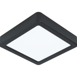 Bissolo Casa Plafoniere<PLAFONIERA LED FUEVA 5 NERA 16X16CM - 1350lm 3000K 11W: vendita online PLAFONIERA LED FUEVA 5 NERA 16X16CM - 1350lm 3000K 11W in offerta