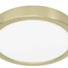 Bissolo Casa Plafoniere<PLAFONIERA LED FUEVA 5 ORO D. 21CM - 2000ml 3000K 17W: vendita online PLAFONIERA LED FUEVA 5 ORO D. 21CM - 2000ml 3000K 17W in offerta