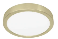 Bissolo Casa Plafoniere<PLAFONIERA LED FUEVA 5 ORO D. 21CM - 2000ml 3000K 17W: vendita online PLAFONIERA LED FUEVA 5 ORO D. 21CM - 2000ml 3000K 17W in offerta