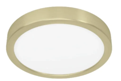 Bissolo Casa Plafoniere<PLAFONIERA LED FUEVA 5 ORO D. 21CM - 2000ml 3000K 17W: vendita online PLAFONIERA LED FUEVA 5 ORO D. 21CM - 2000ml 3000K 17W in offerta