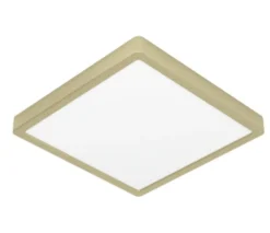 Bissolo Casa Plafoniere<PLAFONIERA LED FUEVA 5 ORO 28,5X28,5CM - 2400ml 3000K 20.5W: vendita online PLAFONIERA LED FUEVA 5 ORO 28,5X28,5CM - 2400ml 3000K 20.5W in offerta
