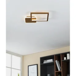 Bissolo Casa Plafoniere<PLAFONIERA LED GAFARES ORO 33CM - 15W 2100lm 2700-6000w: vendita online PLAFONIERA LED GAFARES ORO 33CM - 15W 2100lm 2700-6000w in offerta