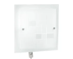 Bissolo Casa Plafoniere<PLAFONIERA MUSA DRITTA CURVA 30X30CM - 2XE27 MAX 60W: vendita online PLAFONIERA MUSA DRITTA CURVA 30X30CM - 2XE27 MAX 60W in offerta