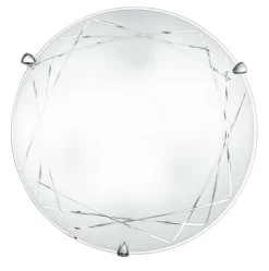 Bissolo Casa Plafoniere<PLAFONIERA PARADISE BIANCA D. 30CM - 2XE27 60W : vendita online PLAFONIERA PARADISE BIANCA D. 30CM - 2XE27 60W in offerta