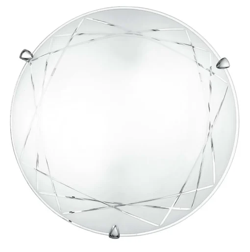 Bissolo Casa Plafoniere<PLAFONIERA PARADISE BIANCA D. 40CM - 3XE27 60W : vendita online PLAFONIERA PARADISE BIANCA D. 40CM - 3XE27 60W in offerta