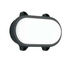 Bissolo Casa Lampade Da Esterno<PLAF.SHELLY LED 15W OVALE GRI.ANTRAC: vendita online PLAF.SHELLY LED 15W OVALE GRI.ANTRAC in offerta