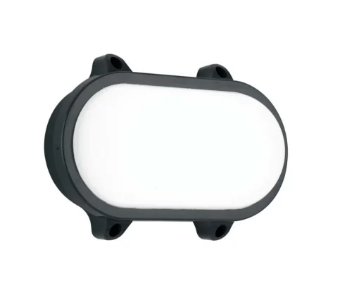 Bissolo Casa Lampade Da Esterno<PLAF.SHELLY LED 15W OVALE GRI.ANTRAC: vendita online PLAF.SHELLY LED 15W OVALE GRI.ANTRAC in offerta