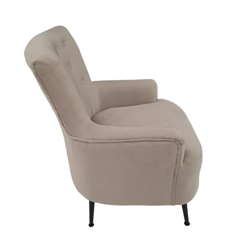 Bissolo Casa Poltrone<POLTRONA CARAT IN TESSUTO TORTORA: vendita online POLTRONA CARAT IN TESSUTO TORTORA in offerta