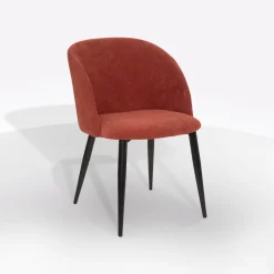 Bissolo Casa Poltrone<POLTRONA CELESTE IN VELLUTO TERRACOTTA: vendita online POLTRONA CELESTE IN VELLUTO TERRACOTTA in offerta