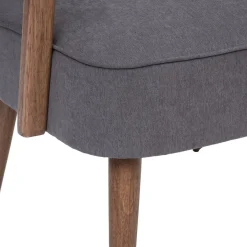 Bissolo Casa Poltrone<POLTRONA CHIARA IN TESSUTO GRIGIO SCURO : vendita online POLTRONA CHIARA IN TESSUTO GRIGIO SCURO in offerta