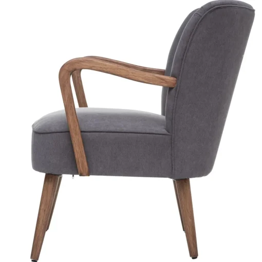Bissolo Casa Poltrone<POLTRONA CHIARA IN TESSUTO GRIGIO SCURO : vendita online POLTRONA CHIARA IN TESSUTO GRIGIO SCURO in offerta