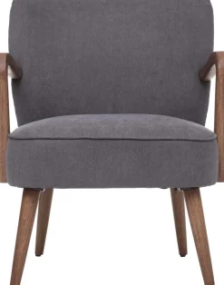 Bissolo Casa Poltrone<POLTRONA CHIARA IN TESSUTO GRIGIO SCURO : vendita online POLTRONA CHIARA IN TESSUTO GRIGIO SCURO in offerta