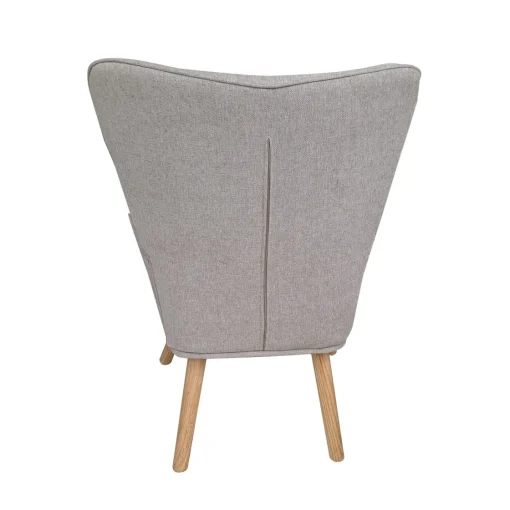 Bissolo Casa Poltrone<POLTRONA CON POUF FIORELLA IN TESSUTO TORTORA: vendita online POLTRONA CON POUF FIORELLA IN TESSUTO TORTORA in offerta