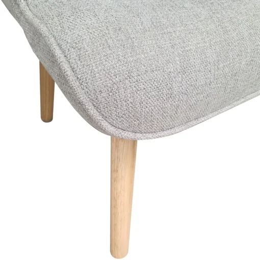 Bissolo Casa Poltrone<POLTRONA CON POUF FIORELLA IN TESSUTO TORTORA: vendita online POLTRONA CON POUF FIORELLA IN TESSUTO TORTORA in offerta