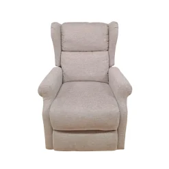 Bissolo Casa Poltrone Relax<POLTRONA CON RELAX MANUALE IN TESSUTO BEIGE: vendita online POLTRONA CON RELAX MANUALE IN TESSUTO BEIGE in offerta