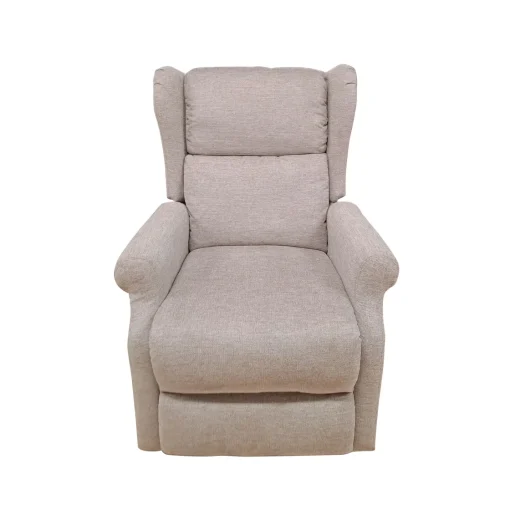 Bissolo Casa Poltrone Relax<POLTRONA CON RELAX MANUALE IN TESSUTO BEIGE: vendita online POLTRONA CON RELAX MANUALE IN TESSUTO BEIGE in offerta