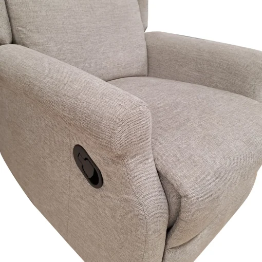 Bissolo Casa Poltrone Relax<POLTRONA CON RELAX MANUALE IN TESSUTO BEIGE: vendita online POLTRONA CON RELAX MANUALE IN TESSUTO BEIGE in offerta