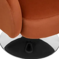 Bissolo Casa Poltrone<POLTRONA EDITH IN VELLUTO AMBRA: vendita online POLTRONA EDITH IN VELLUTO AMBRA in offerta